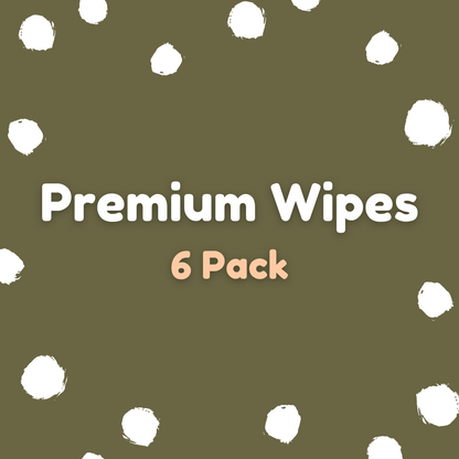 Bulk Premium Wipes - 6 Pack