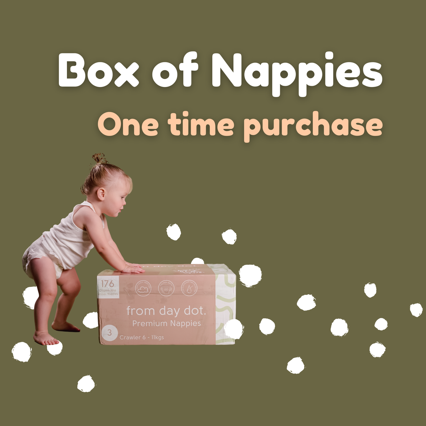 Nappies - 1 month supply